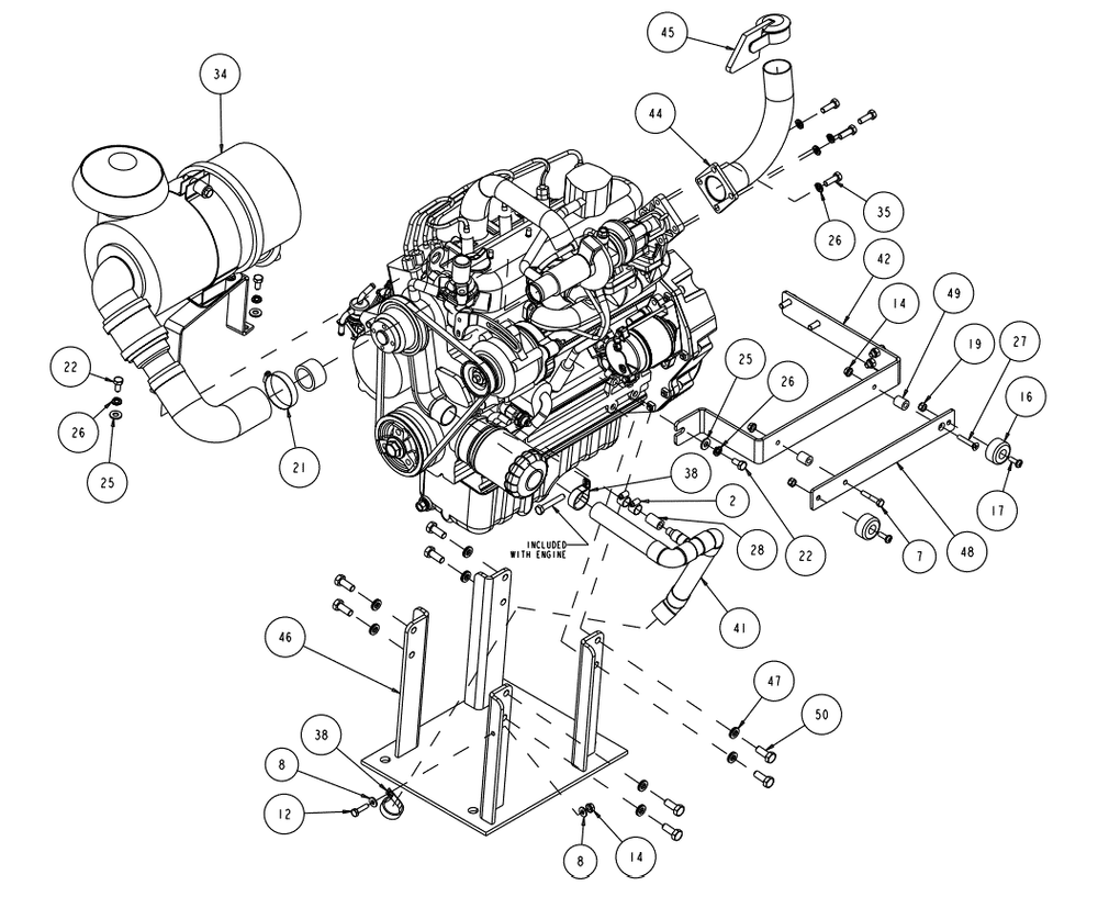 Section 06 Diagram and Parts List for MK-4020KBG 167420-20G MK Diamond Concrete Saw
